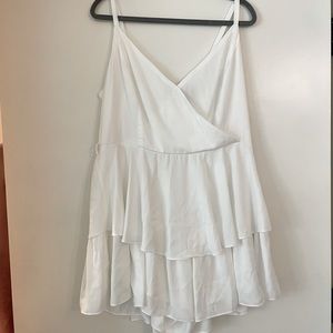 City Chic White Romper - Rehearsal Dinner